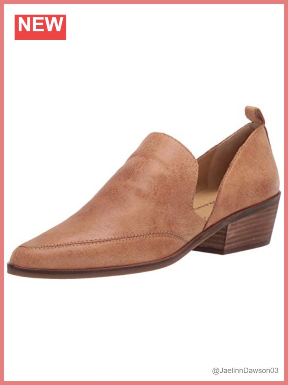 Leather Loafer with Memory Foam Insole, Slip On Comfort Shoe
